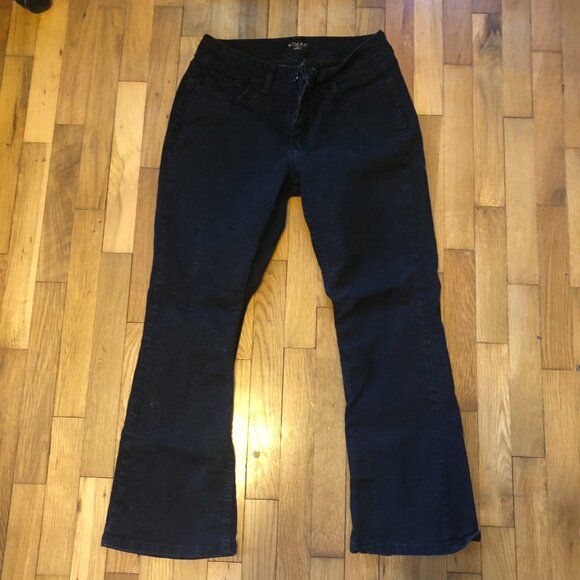 Riders by Lee Black Stretch Jeans Size 10P - Picture 1 of 6
